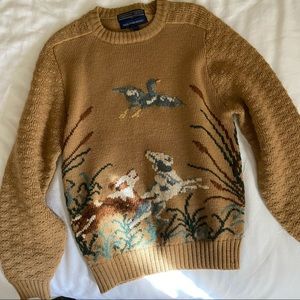 vintage Herman Geist scenic sweater